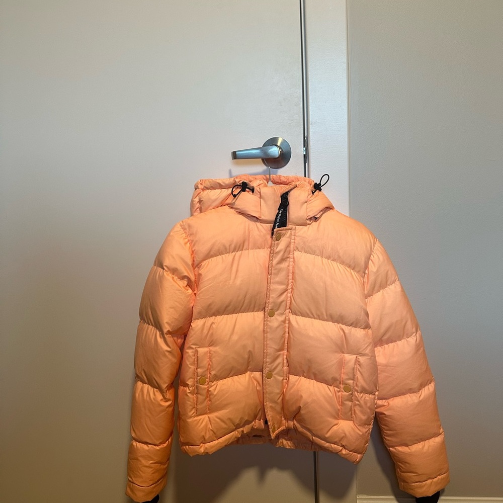 Orange Puffer Jacket